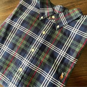 Ralph Lauren‎ Blue and Green Checkered Shirt